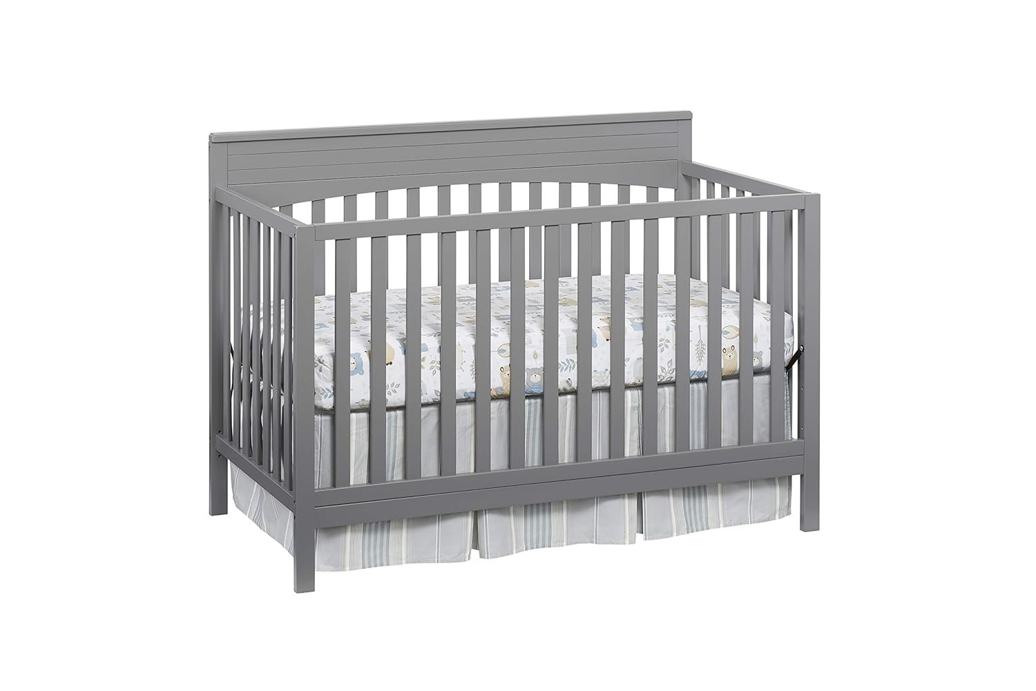 Oxford Baby Harper 4-in-1 Convertible Crib, Dove Gray, GreenGuard Gold Certified