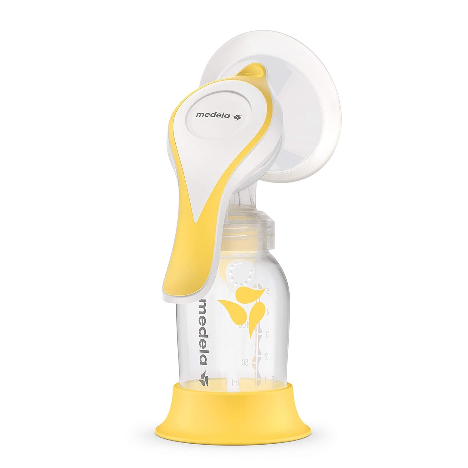 Medela Harmony Manual Breast Pump, Compact Swiss Design with PersonalFit Flex Shields and Medela’s 2-Phase Expression Technology