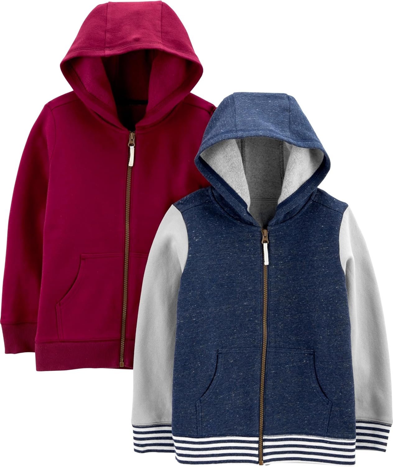 Simple Joys by Carter’s baby-boys 2-pack Full Zip Hoodies