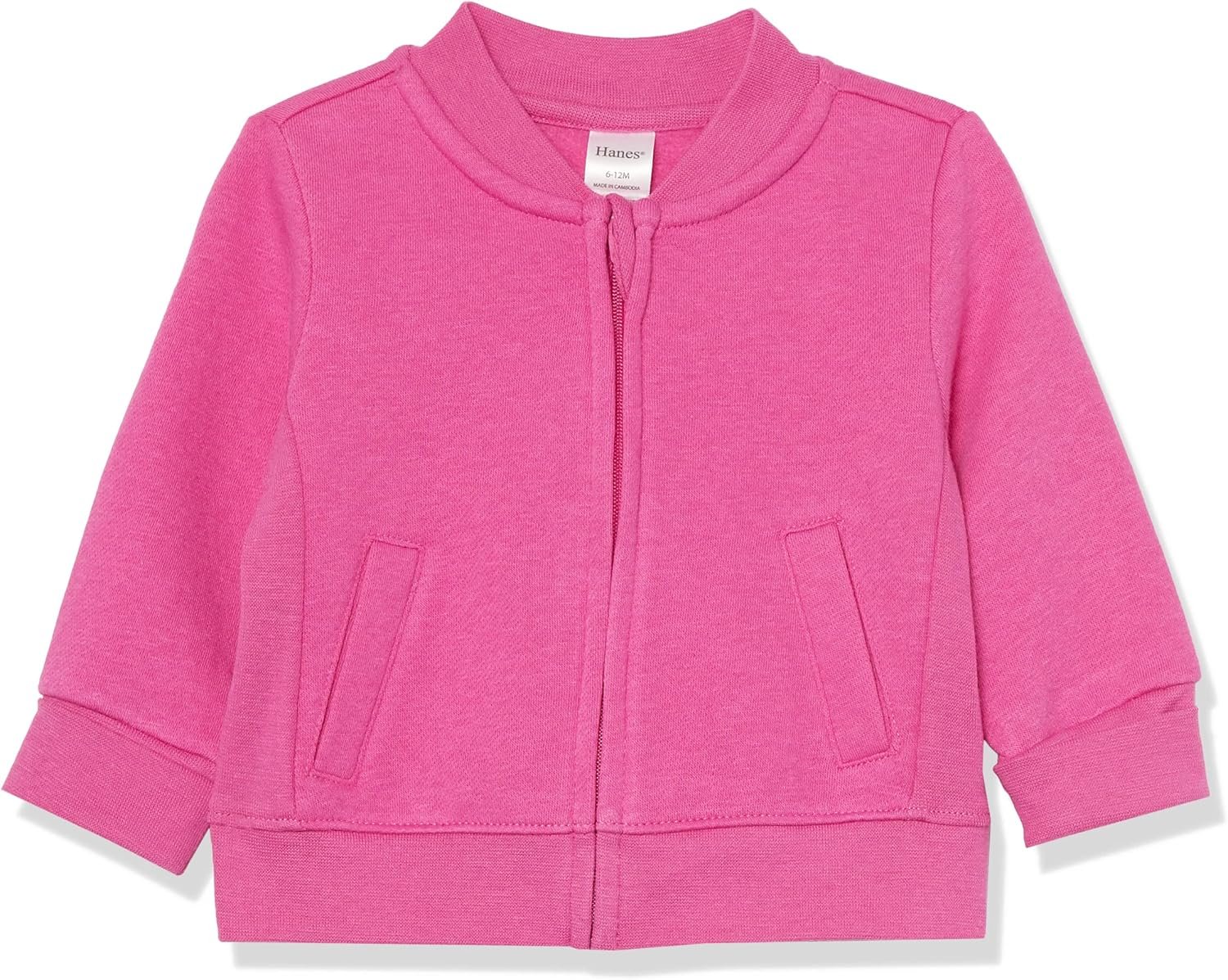 Hanes unisex-baby Baby Sweatshirt, Zippin Soft 4-way Stretch Fleece Zip Up Sweatshirt Jacket, Babies and Toddlers