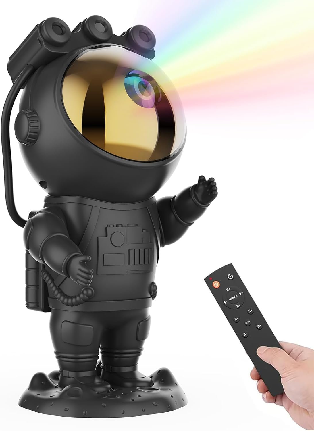 Astronaut Star Projector Galaxy Night Light, Space Projector, Starry Nebula Ceiling LED Lamp, with Timer and Remote Control, Kids Room Decor Aesthetic, for Christmas, Birthdays, Valentine’s Day