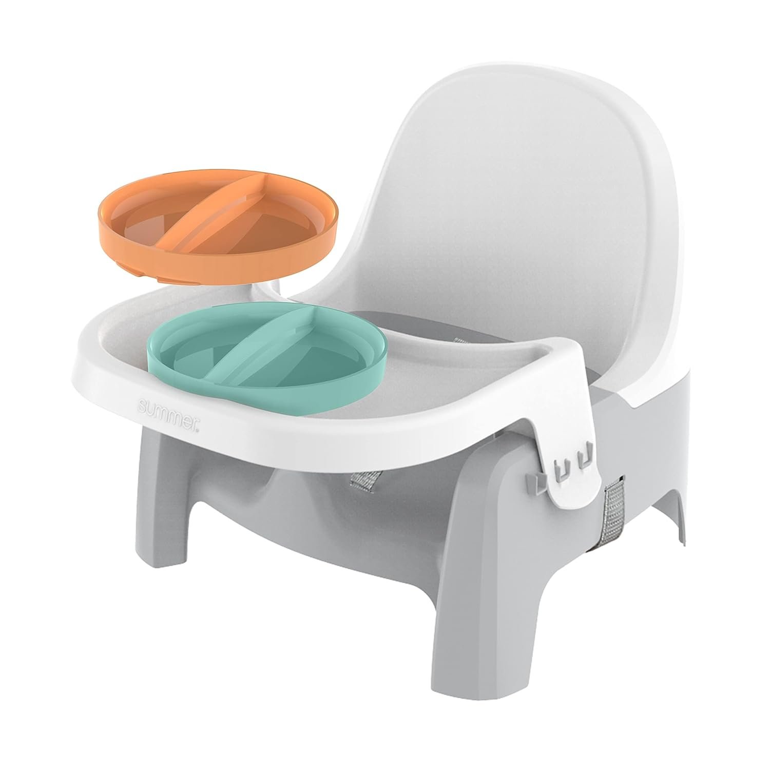 Ingenuity Deluxe Learn-to-Dine Feeding Seat – Infant and Toddler Feeding Chair and Booster Seat with Tray and 2 Snap-in Plates