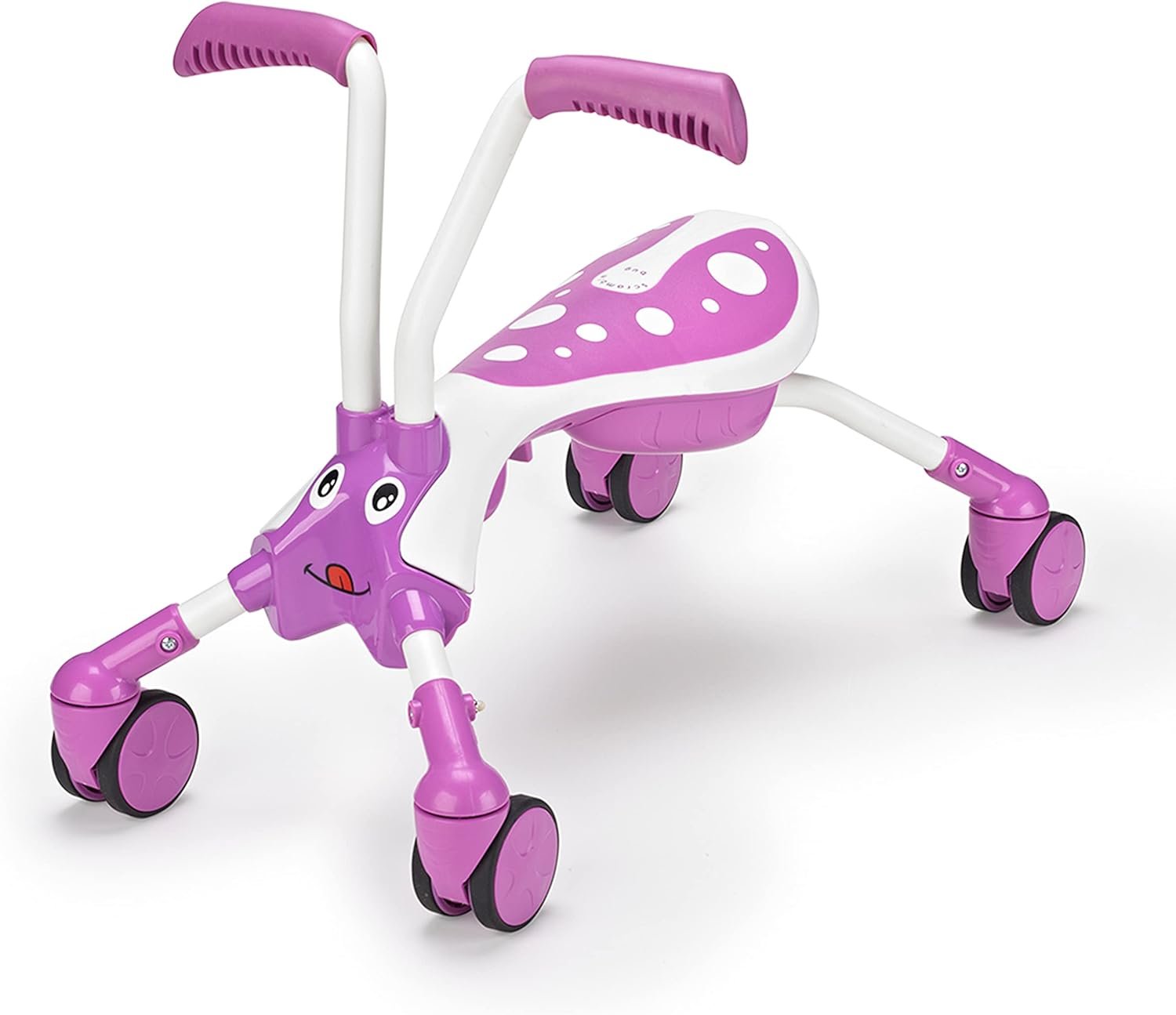 Scramblebug Hornet Kids Ride on Trike for Babies and Toddlers Ages 12+ Months 4 Wheel Balance Bike Developmental Toy for Toddler Confidence Indoor & Outdoor Play (Bubblegum)