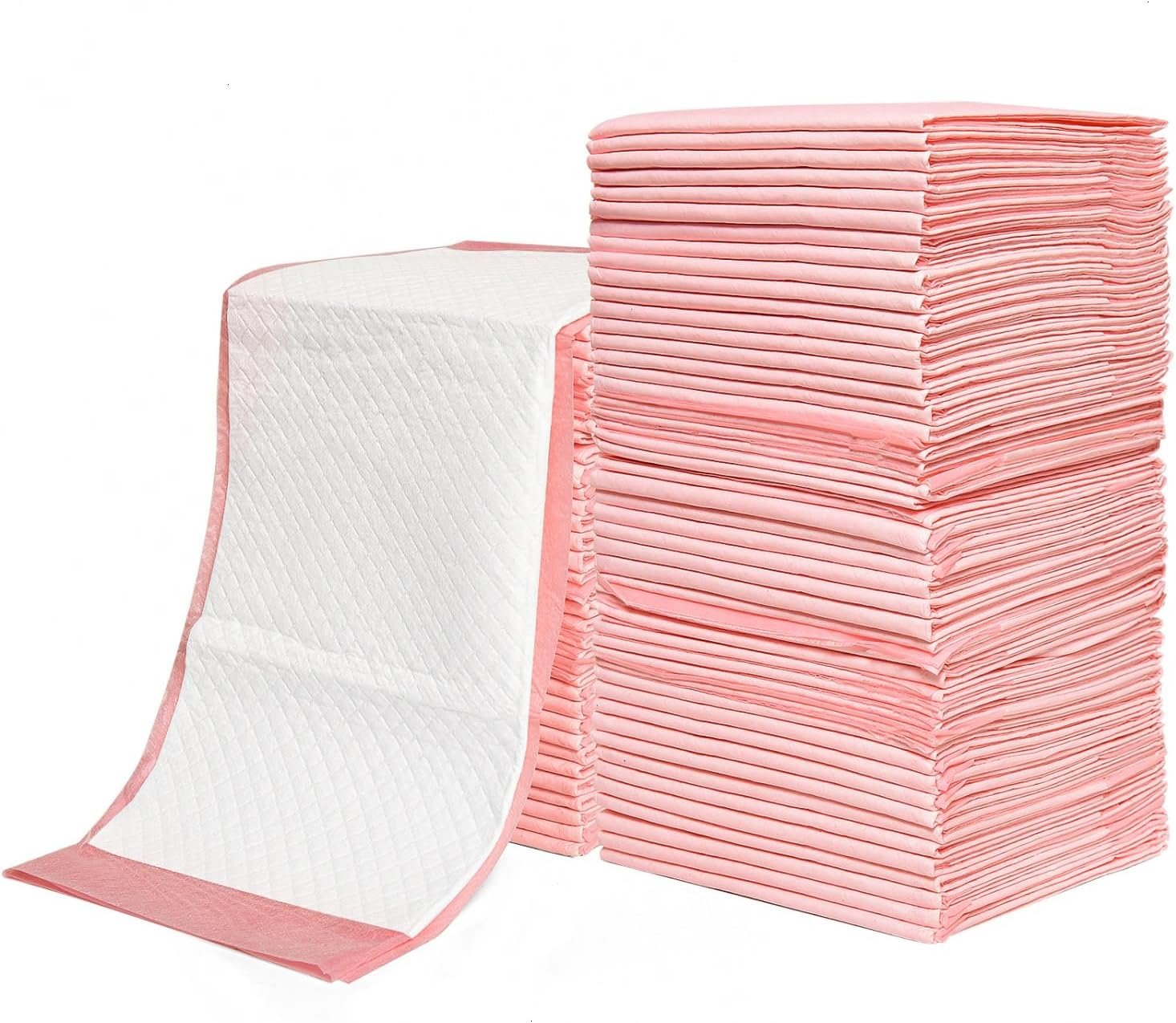 Rocinha Disposable Changing Pads for Baby 24 Inches x 17 Inches Disposable Underpads Waterproof Diaper Changing Pad Breathable Underpads Bed Table Protector Mat Changing Pad Liner