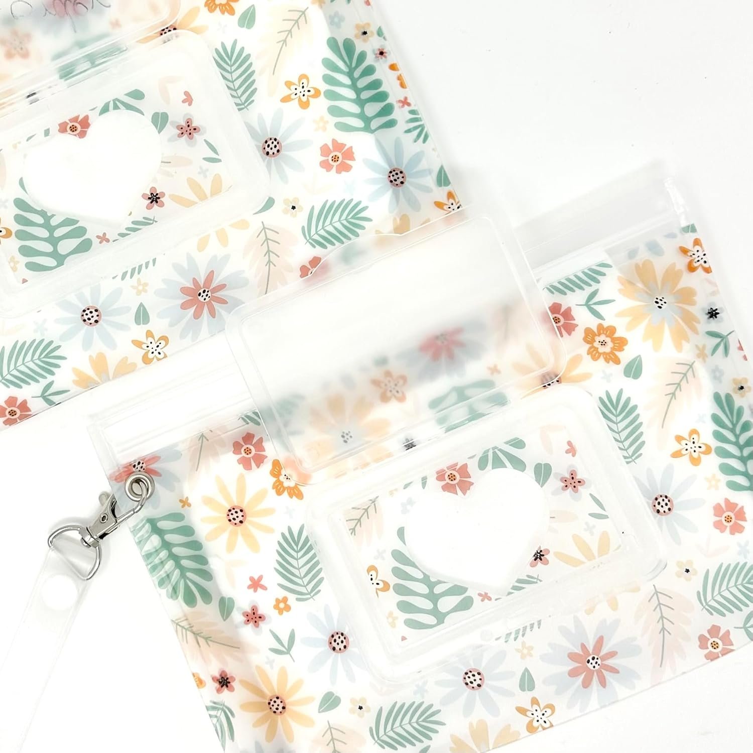 Baby Wipes Dispenser Portable & Refillable Wet Wipe Pouch Pack of 2 Reusable Wipes Holder and Wipe Container, Baby Essential, Makeup Wipe Travel Case – Floral Love