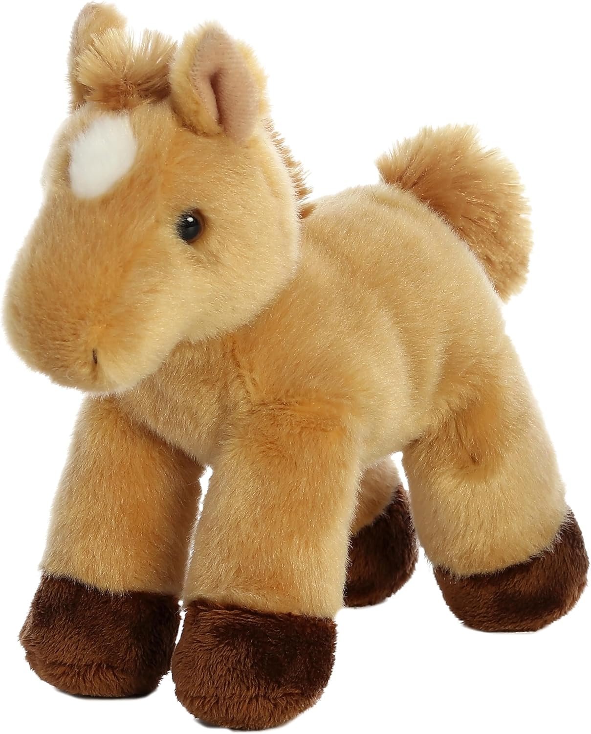 Aurora® Adorable Mini Flopsie™ Prancer™ Stuffed Animal – Mini Companions Ready for Playful Adventures – for Kids All Ages, Toddlers, Adults, and Families – Brown 8 Inches