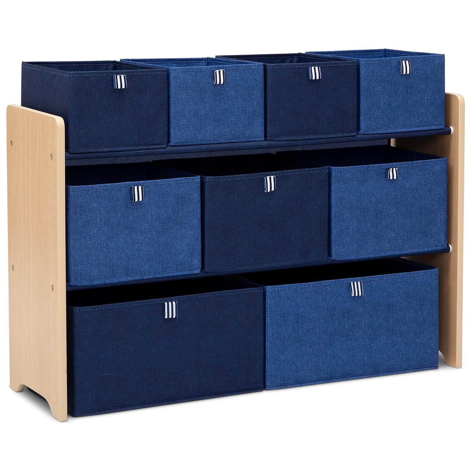 GAP GapKids Deluxe Toy Organizer – Greenguard Gold Certified, Navy/Natural