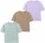 Kids Tales Baby Girls Solid Color T-Shirt Toddler Short Sleeve Tee Round Neck Pullover Tops