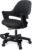 Ergonomic Kids Desk Chair with Footrest, Height Adjustable Seat, Comfortable Cushion Study Computer Task Chair, Smooth Rolling Wheels for Student and Children, Piano Black