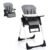 INFANS 4 in 1 High Chair–Booster Seat, Convertible Highchair w/Adjustable Height and Recline,Removable Tray,DetachableCushion, Installation-Free,Simple Fold for Baby, Infant& Toddler