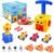 BAKAM Toddler Toys 3-4 for Boys Girls, Balloon Launcher & Powered Car Set, Fun Toddlers STEM Toy Balloon Pump Cars Racer Kit for Kids 3-5 (Monster)