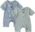 Newborn Baby Boy Girl 2 Pack One Piece Romper Jumpsuit Solid Ribbed Baby Boy Clothes Onesies Knit Cotton Footless Bodysuit Outfits