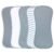 Ely’s & Co. Baby Burp Cloths – 5pc Hourglass Shape with Extra Absorbent – Baby Bibs & Burp Cloths Baby Girl and Baby Boy, Newborn Essentials (Blue Leaf)