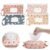 4 Pack Baby Wipes Dispenser [New Version-One Press Open],Portable Wipe Pouch,Refillable Wipe Holder, Baby Wipes Container Reusable Wet Wipes Bags Pouch for Travel (B)