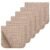 Looxii Muslin Burp Cloths 100% Cotton Muslin Cloths Large 20”x10” Extra Soft and Absorbent 6 Pack Baby Burping Cloth for Boys and Girls (Brown)