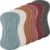 Frienda 6 Pack Muslin Burp Cloths Cotton Large 20”x 9” Extra Absorbent and Soft Baby Burping Cloth for Baby Boy Girl Unisex(Fresh Colors)