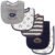 Hudson Baby Unisex Baby Cotton Terry Bib and Burp Cloth Set, Football, One Size